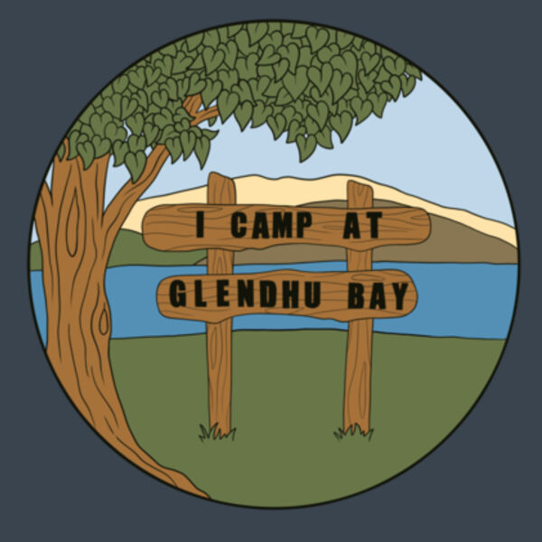 I Camp at Glendhu Bay - Kids Tee Shirt Design