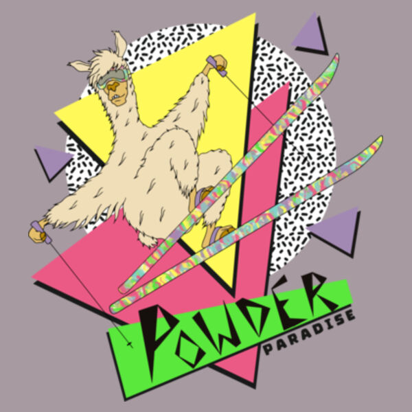 Powder paradise tee Design